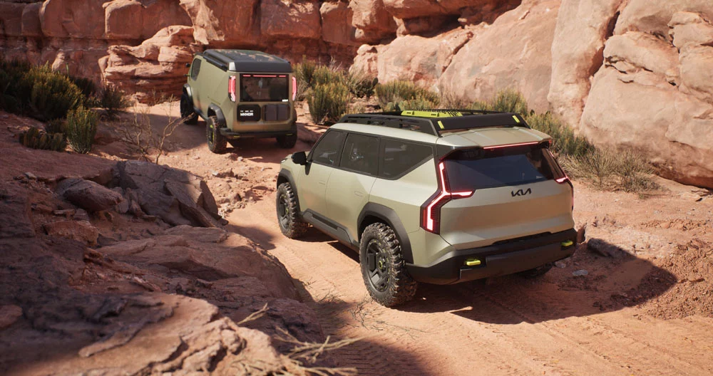 Dos eléctricos aventureros de Kia para conquistar Las Vegas... y la naturaleza 7 Motor16 KIA EV9 ADVNTR CONCEPT EV SUV 3 Motor16