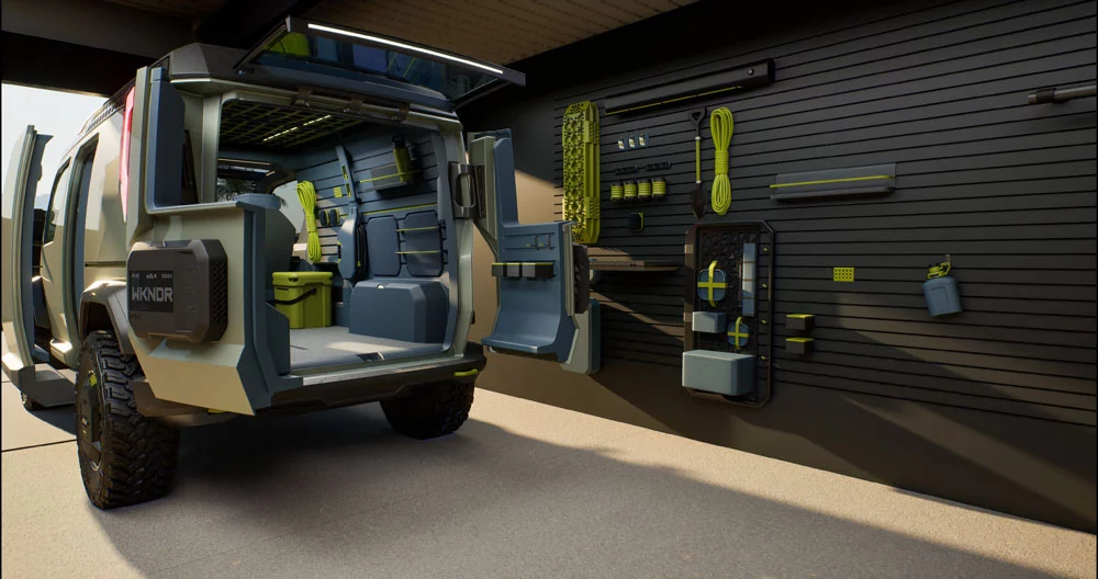 Dos eléctricos aventureros de Kia para conquistar Las Vegas... y la naturaleza 4 Motor16 KIA PV5 WKNDR CONCEPT EV VAN 2 Motor16