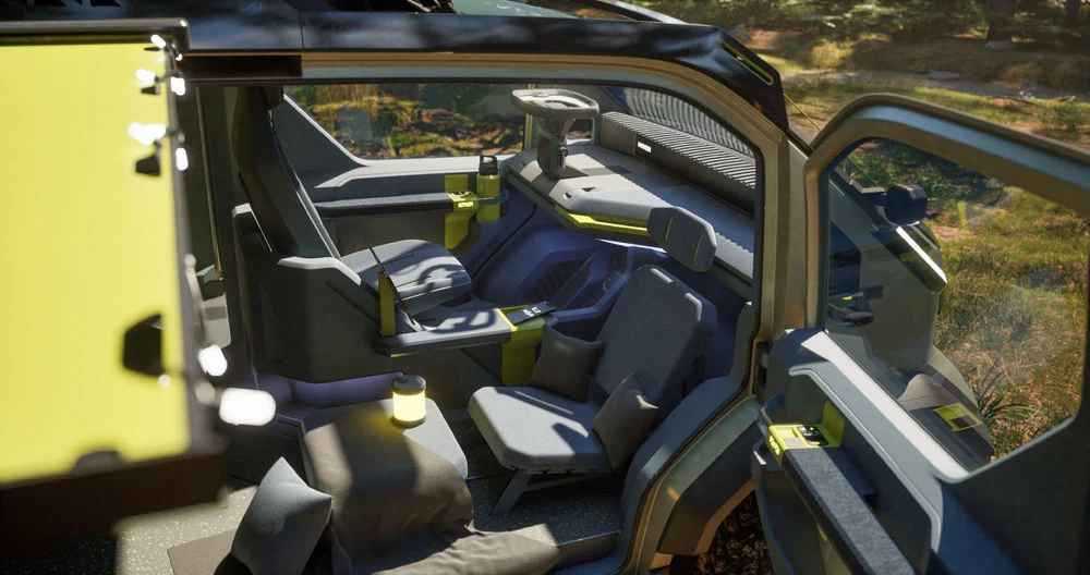Dos eléctricos aventureros de Kia para conquistar Las Vegas... y la naturaleza 15 Motor16 KIA PV5 WKNDR CONCEPT EV VAN 4 Motor16