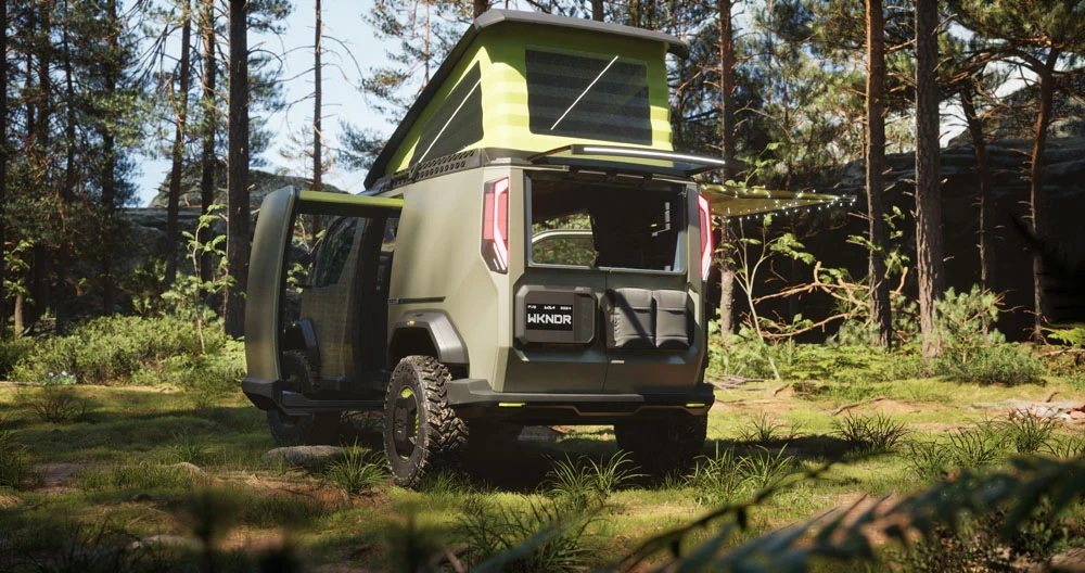 Dos eléctricos aventureros de Kia para conquistar Las Vegas... y la naturaleza 3 Motor16 KIA PV5 WKNDR CONCEPT EV VAN 5 Motor16