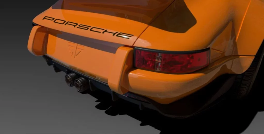 Theon R, la reinterpretación del Porsche 911 clásico 2 Motor16 THEON R Exhaust detail Motor16
