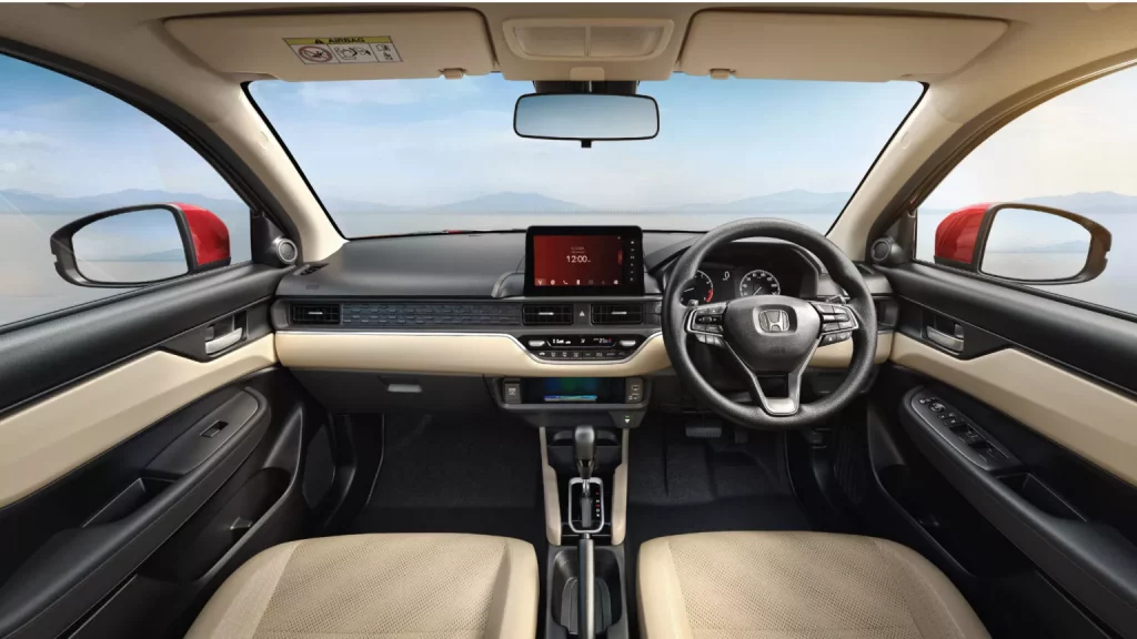 2024 Honda Amaze. Imagen salpicadero.