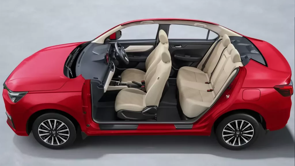2024 Honda Amaze. Imagen interior.