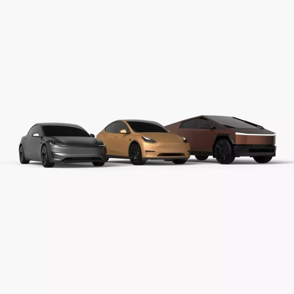 Tesla Model 3, Model Y y Cybertruck, más coloridos que nunca 5 Motor16 2024 Tesla Colores Wrap 2 Motor16