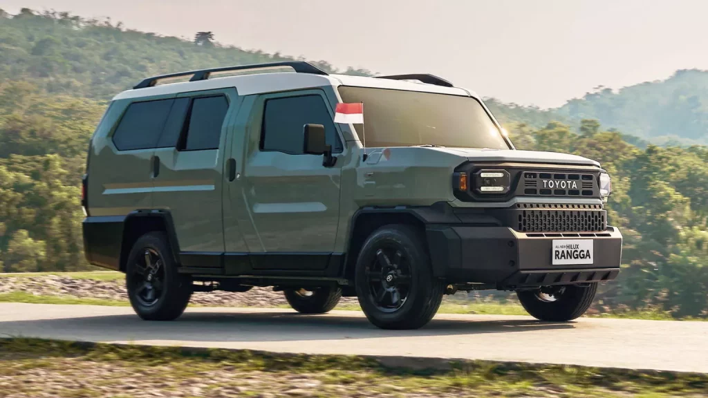 2024 Toyota Hilux Champ SUV. Imagen exterior.