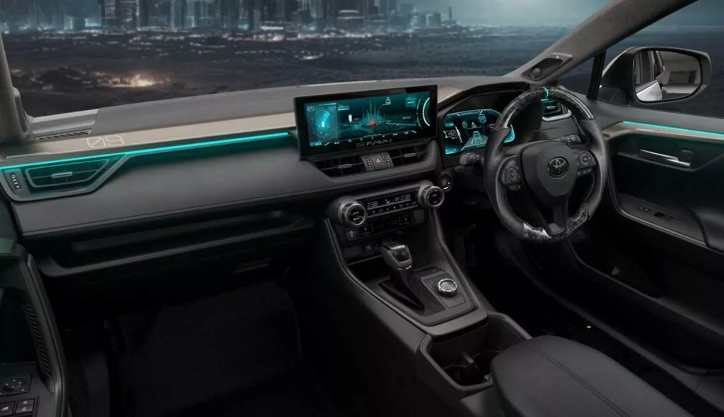 Un Toyota RAV4 firmado por Gazoo Racing podría estar más cerca de lo que imaginas 1 Motor16 2024 Toyota RAV4 Dark Side Performance. Imagen interior.