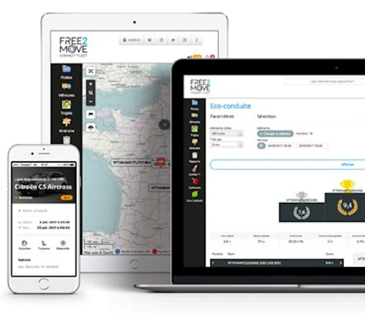 Leasys dota a todos sus vehículos comerciales con la aplicación Connect Fleet para optimizar su gestión en la actividad de la flota 1 Motor16 Citroen Free2Move connect fleet 750 642 Motor16