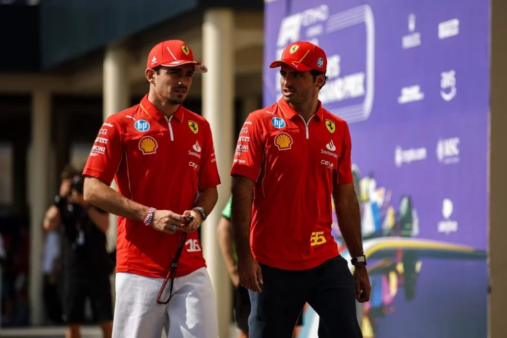 El gran legado de Carlos Sainz en Ferrari 9 Motor16 EuropaPress 6392266 leclerc charles mco scuderia ferrari sf 24 portrait and sainz carlos spa Motor16