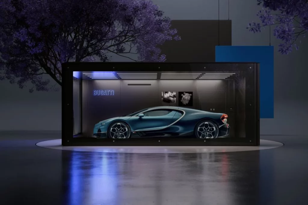 Tu Bugatti se merece un buen garaje o, por qué no, una vitrina 7 Motor16 bugatti garaje peana fahrengold 2 Motor16