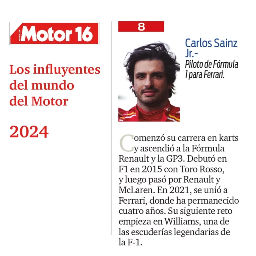 carlos sainz jr Motor16