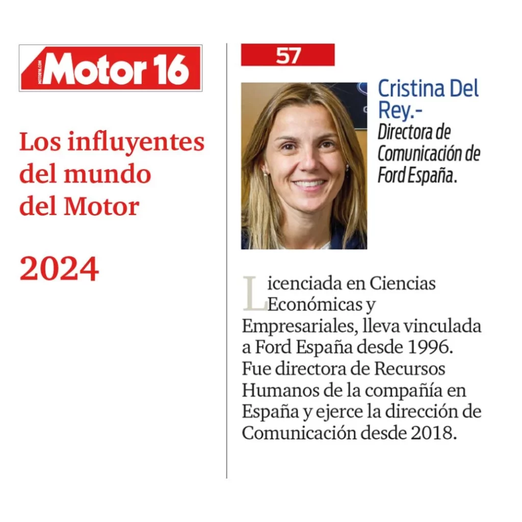 cristina del rey Motor16