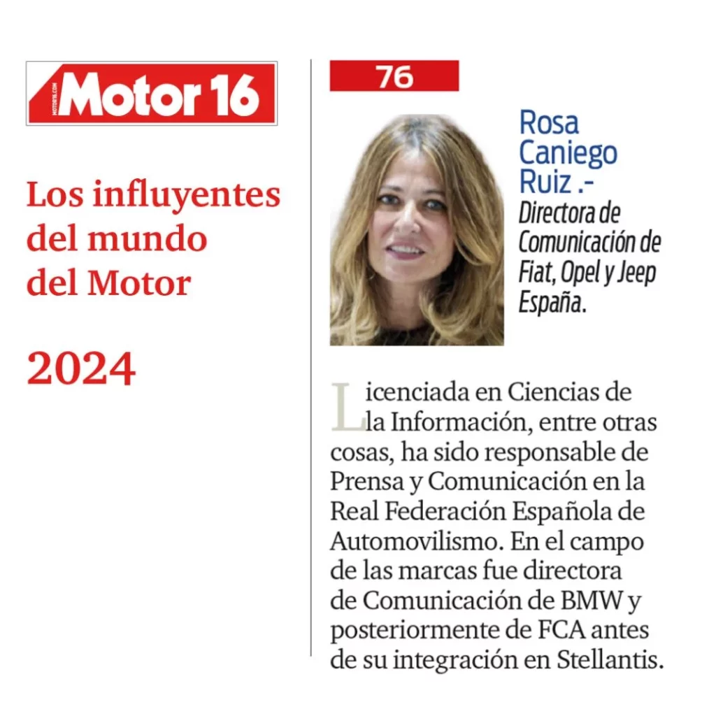 rosa caniego Motor16