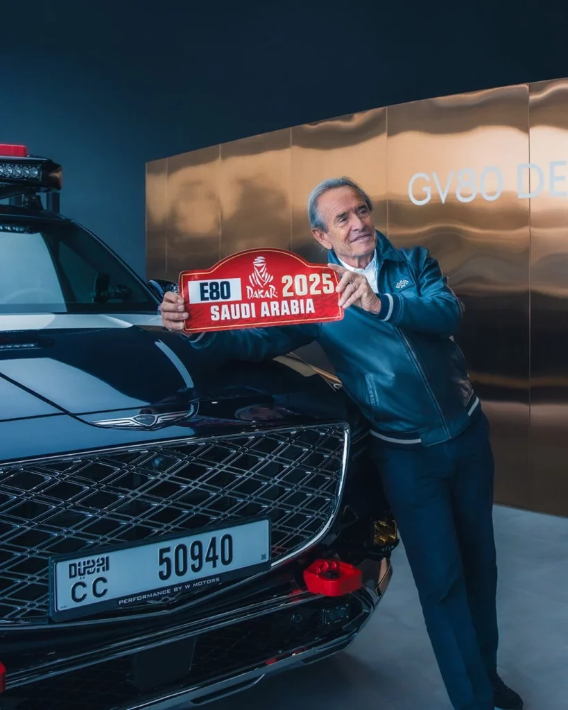Genesis GV80 Desert Edition, el coche para el Dakar por el 80 cumpleaños de Jacky Ickx 4 Motor16 470936729 609238408170804 5366327132751260020 n Motor16
