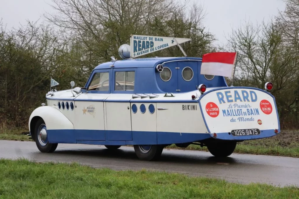 La curiosa historia del coche yate, el inventor del bikini y el carrocero del Tiburón 34 Motor16 coche yate Packard Super Eight Yacht REARD 6 Motor16