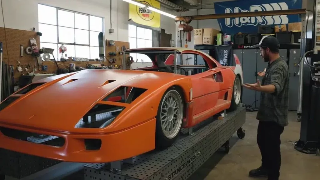 El YouTuber que se ha propuesto construir un ‘Frankenstein’ con un impresionante Ferrari F40 2 Motor16 Los detalles del proyecto para reconvertir al F40