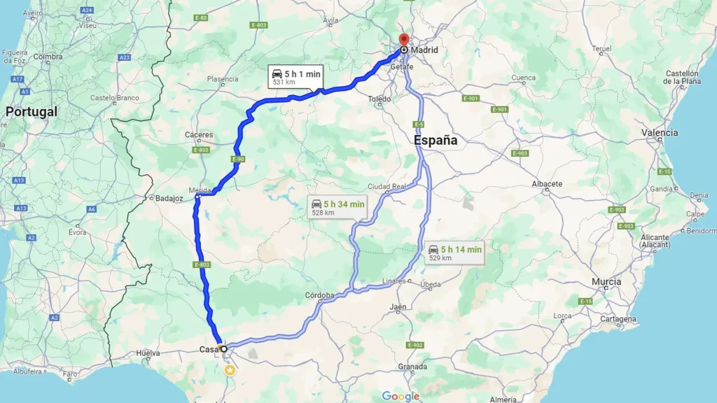 google maps ruta corta 4279727 Motor16