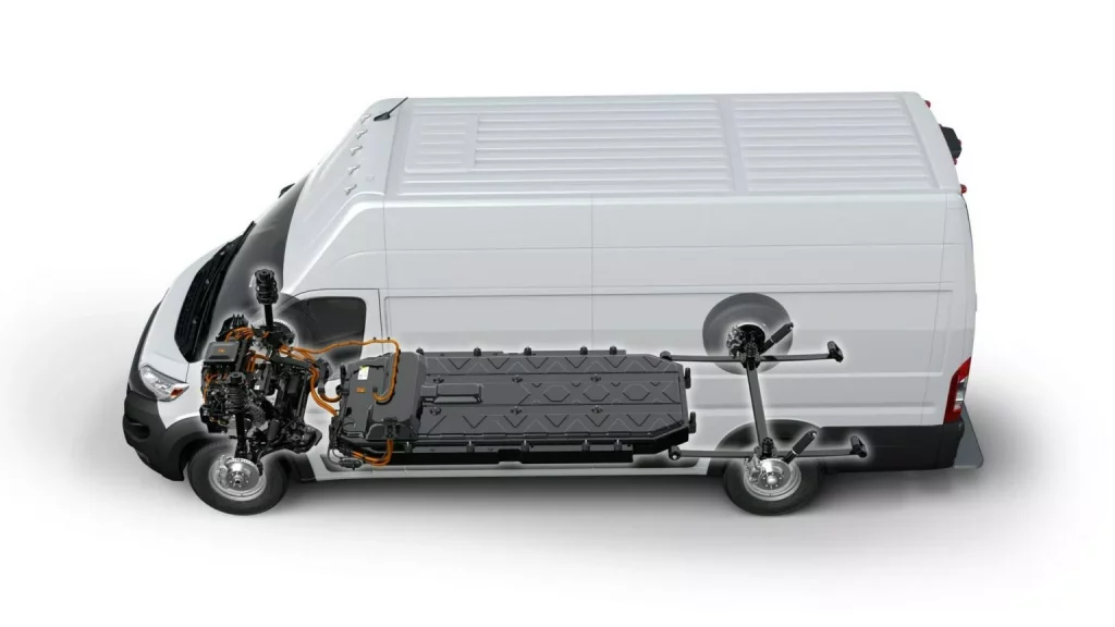 RAM ProMaster EV: El hermano de Jumper, Ducato, Movano y Boxer aterriza en EE.UU. 2 Motor16 2025 RAM ProMaster EV. Imagen radiografía.