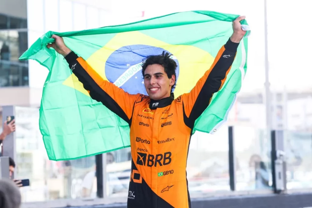 Cosecha 2025: la Fórmula 1 apuesta por los jóvenes 'pipiolos' 4 Motor16 EuropaPress 6393355 bortoleto gabriel bra invicta racing dallara f2 2024 portrait celebrating Motor16