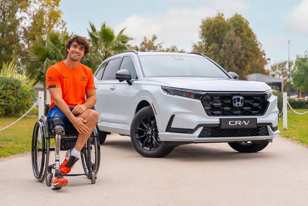 El medallista olímpico que se une a la familia de Honda 1 Motor16 HONDA Y DANI CAVERZASCHI 1 Motor16
