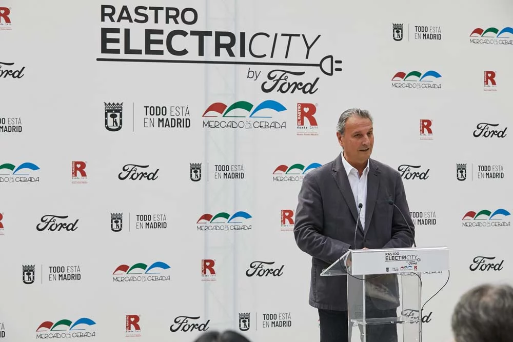 Ford renueva su compromiso eléctrico con los comerciantes del centro de Madrid 14 Motor16 RastroElectricitybyFord 8 Motor16