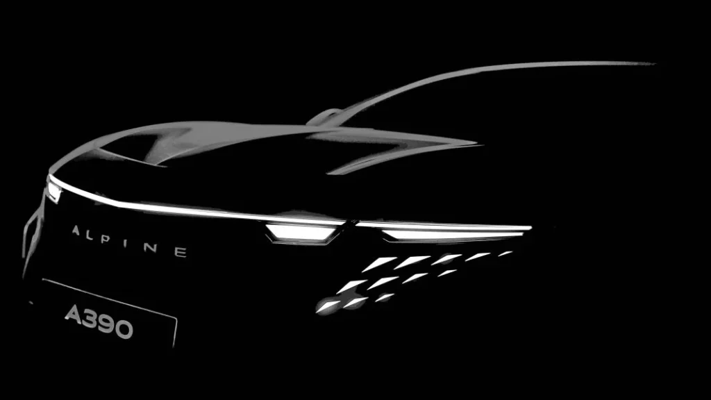 El Alpine A390 de producción muestra su primera imagen 2 Motor16 alpine a390 teaser 2 Motor16