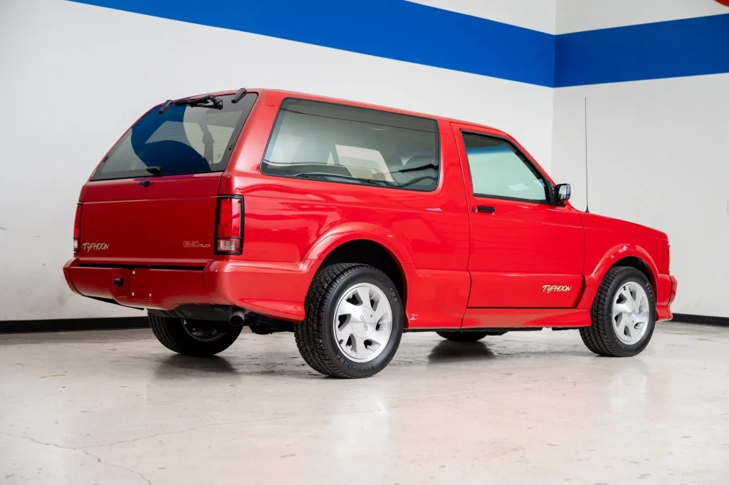 1993 GMC Typhoon. BaT. Imagen trasera.