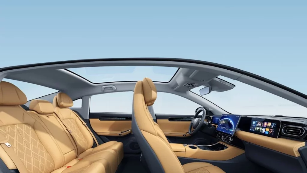 2025 Leapmotor C01. China. Imagen interior.
