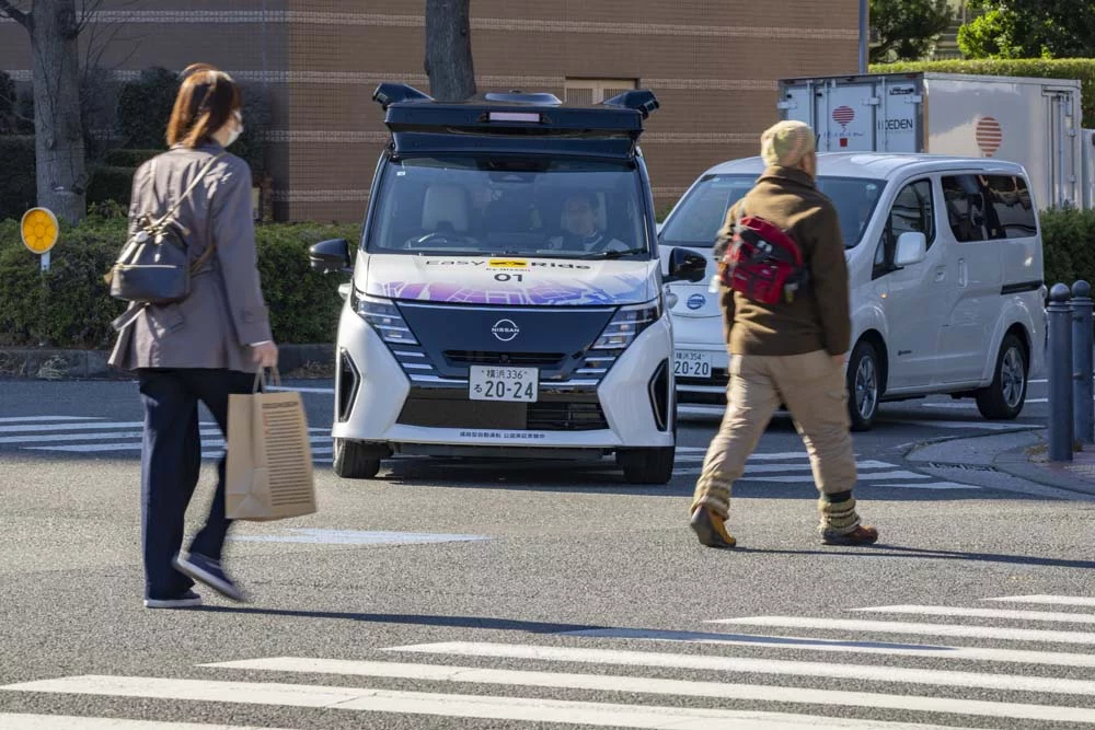 ¿Por qué en Japón la población más anciana elegirá en 2027 un Nissan? 11 Motor16 20250310 AD mobility service Yokohama 13 Motor16