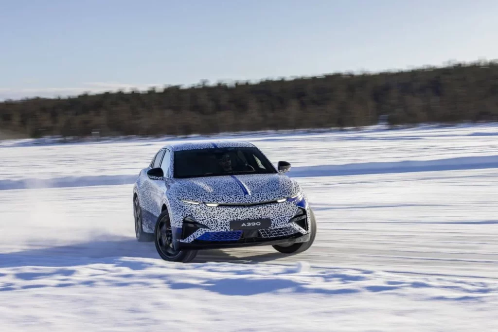 El Alpine A390 se traslada al norte de Suecia para las pruebas invernales 16 Motor16 Alpine A390 2025 laponia 12 Motor16