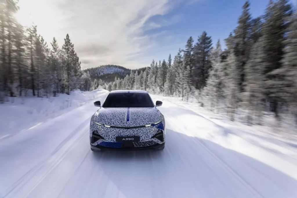 El Alpine A390 se traslada al norte de Suecia para las pruebas invernales 18 Motor16 Alpine A390 2025 laponia 14 Motor16