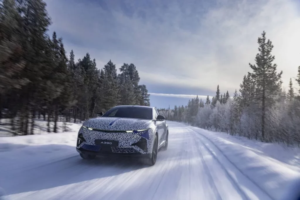 El Alpine A390 se traslada al norte de Suecia para las pruebas invernales 22 Motor16 Alpine A390 2025 laponia 18 Motor16