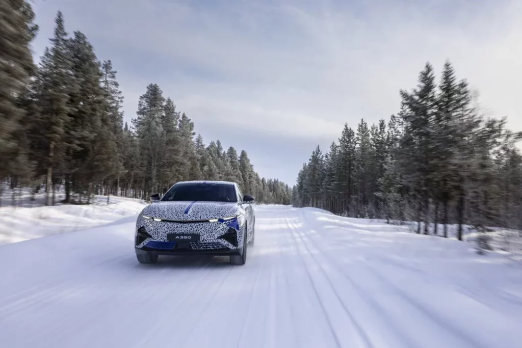 El Alpine A390 se traslada al norte de Suecia para las pruebas invernales 24 Motor16 Alpine A390 2025 laponia 20 Motor16