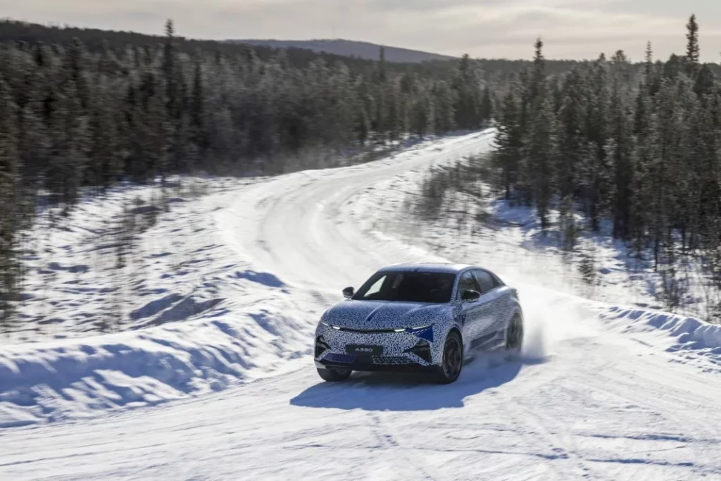 El Alpine A390 se traslada al norte de Suecia para las pruebas invernales 28 Motor16 Alpine A390 2025 laponia 24 Motor16