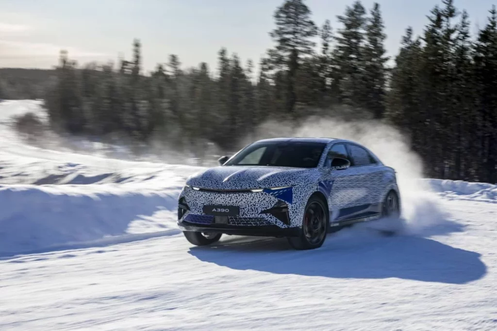 El Alpine A390 se traslada al norte de Suecia para las pruebas invernales 29 Motor16 Alpine A390 2025 laponia 25 Motor16