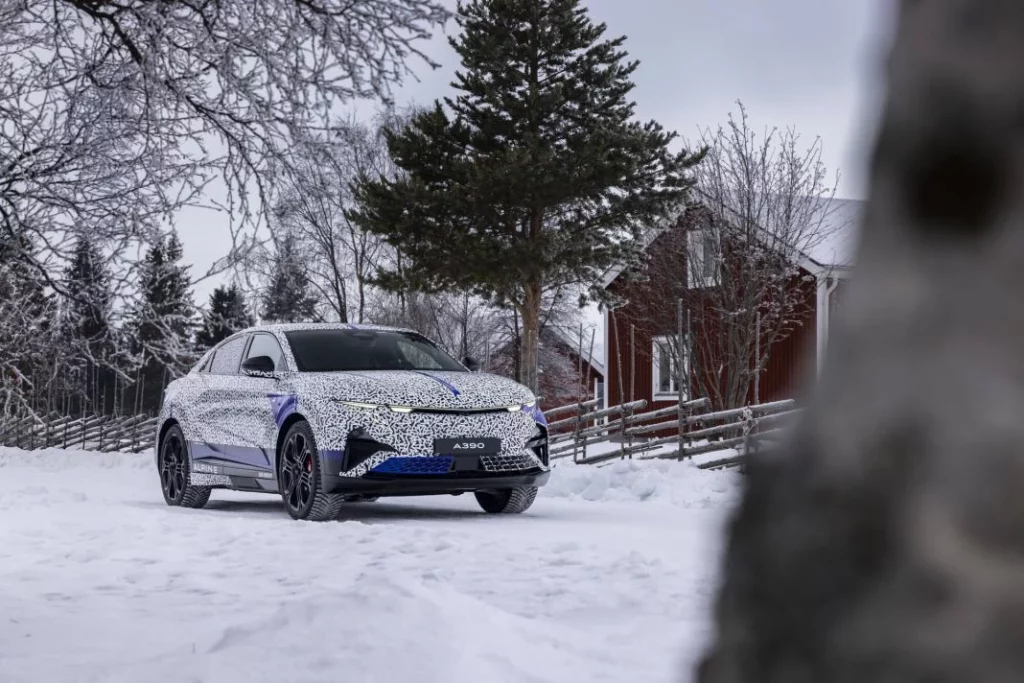 El Alpine A390 se traslada al norte de Suecia para las pruebas invernales 41 Motor16 Alpine A390 2025 laponia 38 Motor16