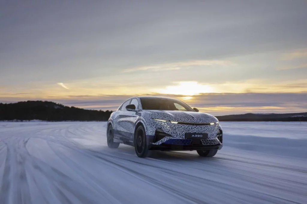 El Alpine A390 se traslada al norte de Suecia para las pruebas invernales 8 Motor16 Alpine A390 2025 laponia 4 Motor16