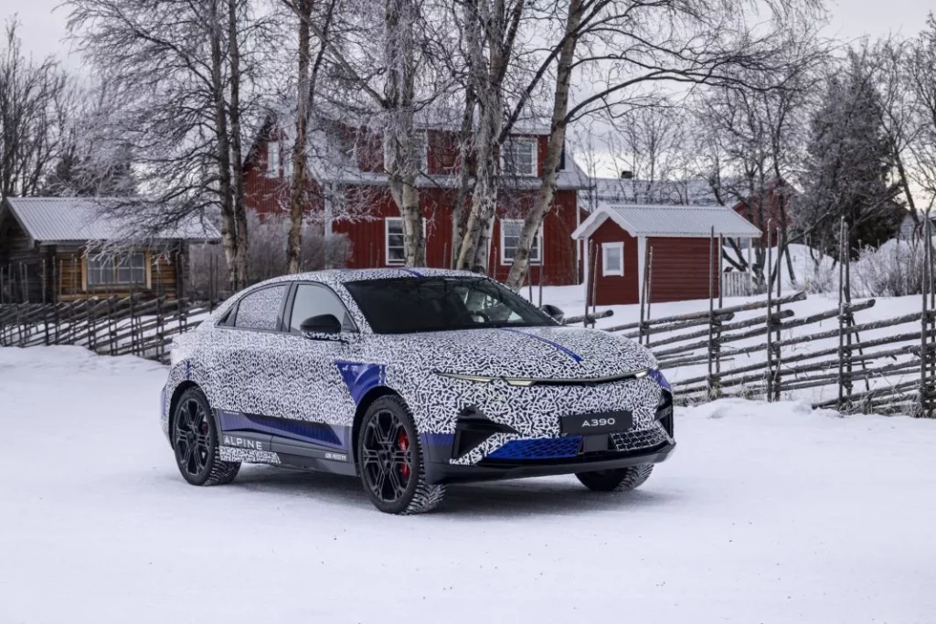 El Alpine A390 se traslada al norte de Suecia para las pruebas invernales 44 Motor16 Alpine A390 2025 laponia 43 Motor16
