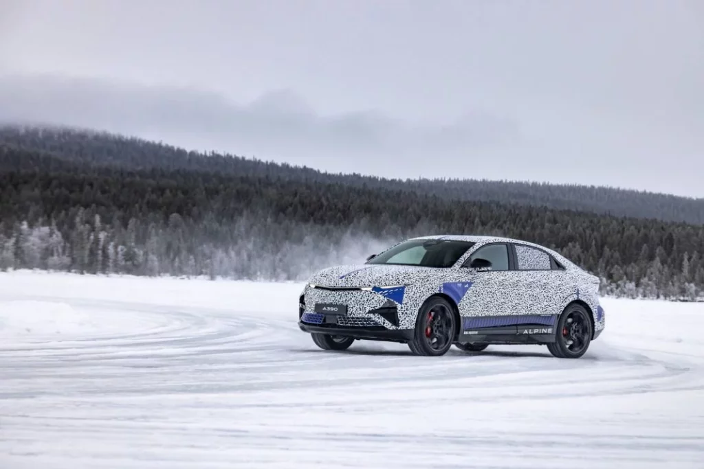 El Alpine A390 se traslada al norte de Suecia para las pruebas invernales 69 Motor16 Alpine A390 2025 laponia 68 Motor16