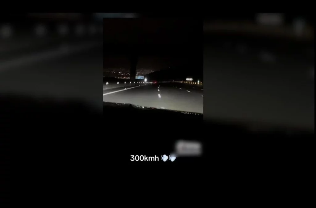 Vídeo del conductor identificado por la Guardia Civil