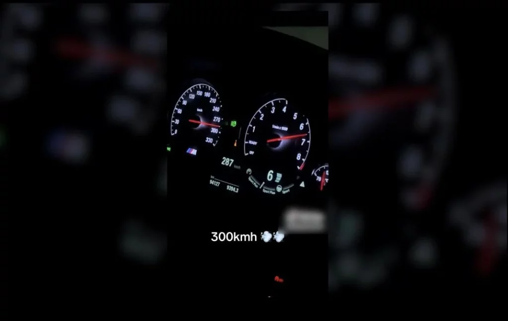 Vídeo del conductor identificado por la Guardia Civil