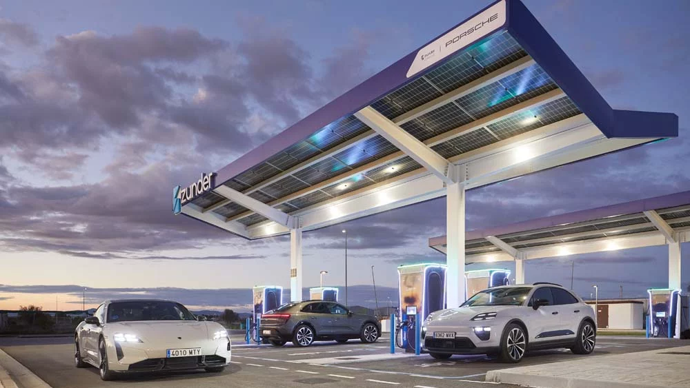 Carga rápida de Porsche Ibérica y Zunder en Daimiel