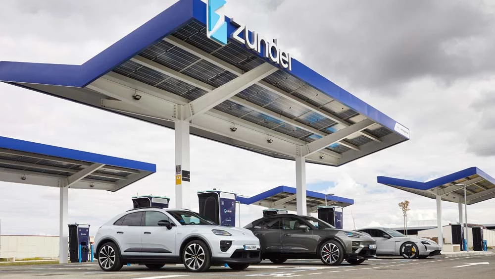 Carga rápida de Porsche Ibérica y Zunder en Daimiel