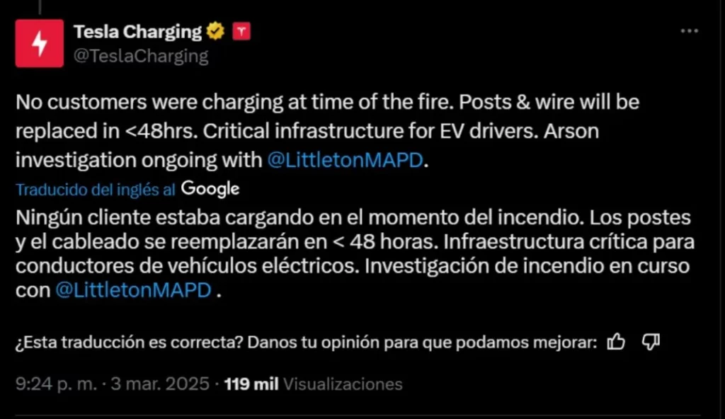 Tras atacar coches y concesionarios, ahora vandalizan el mayor negocio de Tesla y de Elon Musk 1 Motor16 image Motor16