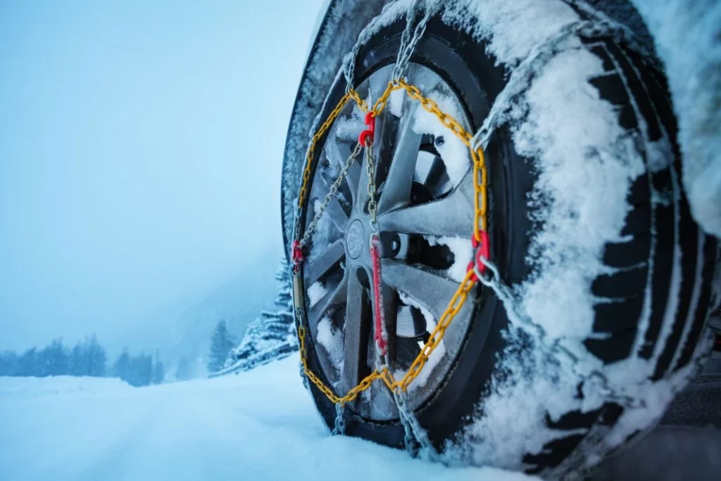 Cadenas metálicas para la nieve 