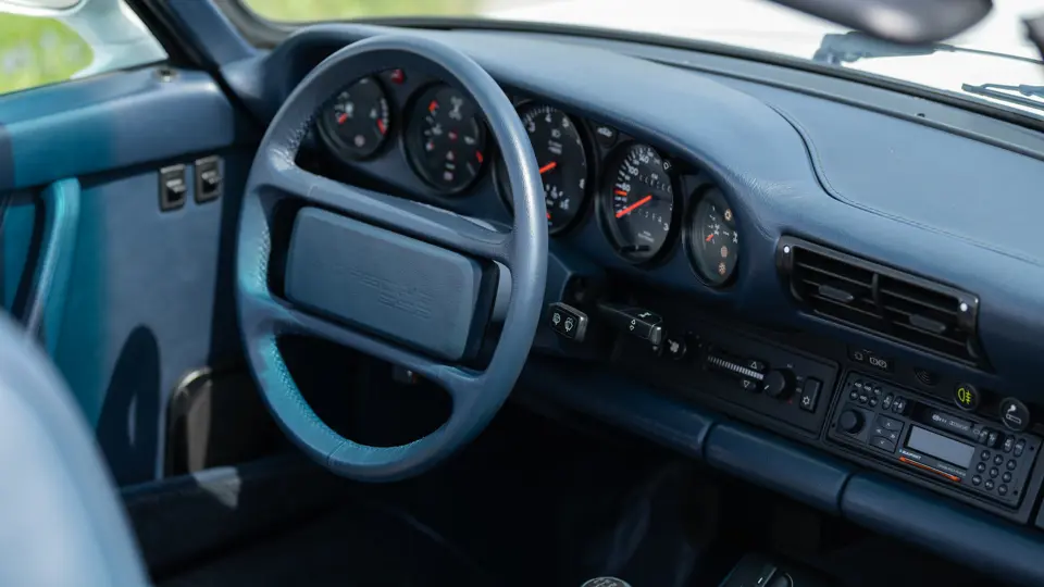 1987 Porsche 959 Speedster. Imagen interior.