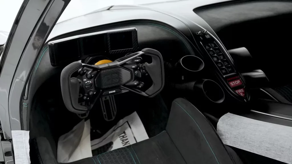 2025 Bugatti Bolide.  Imagen interior.