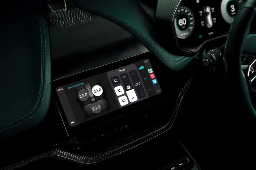 Lo más avanzado de Apple CarPlay llega a Aston Martin 9 Motor16 2025 Aston Martin Apple CarPlay Ultra 6 Motor16