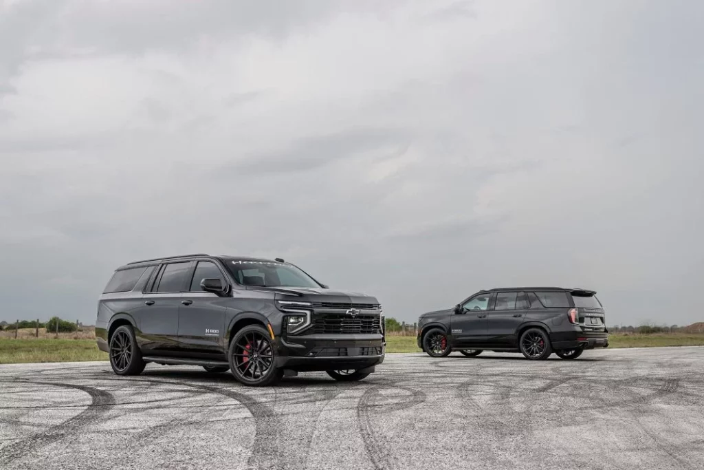 Los Chevrolet Tahoe y Suburban suben de nivel gracias a Hennessey 2 Motor16 2025 Chevrolet Tahoe y Suburban H600. Hennessey. Imagen.