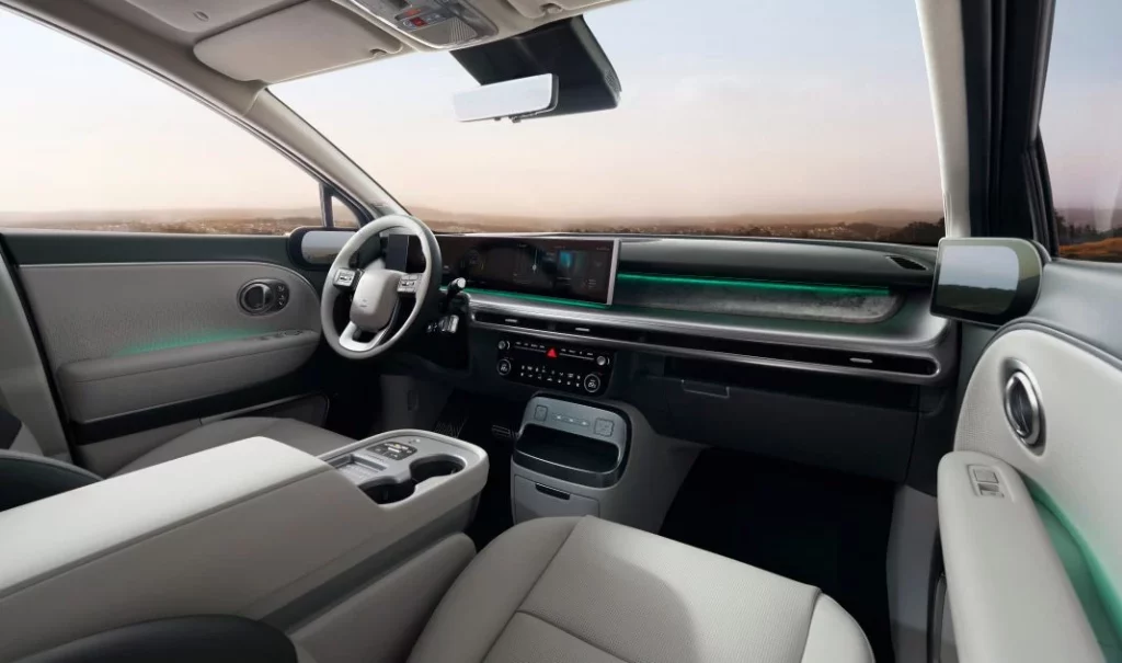 2025 Hyundai Ioniq 9 USA. Imagen salpicadero.