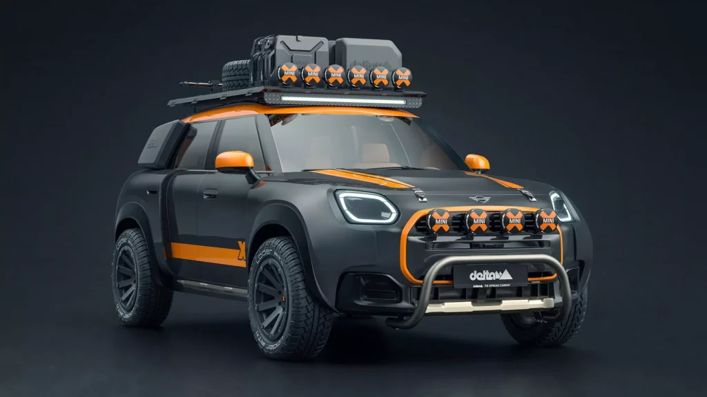 El MINI Countryman con el que tirarte al barro lo crean Delta4x4 y X-raid 6 Motor16 2025 Mini Countryman X Raid Delta 4x4 1 4 Motor16